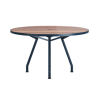 MA088 - Mesa Pátio Redonda Pés Curvos - Coleção Novidário